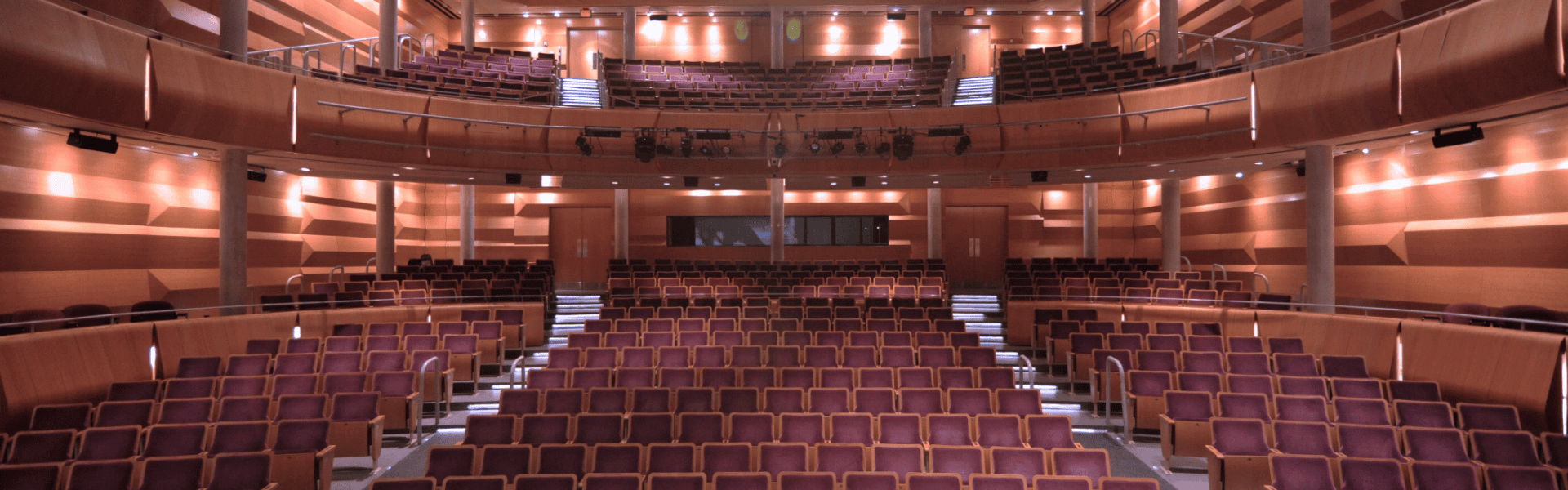 Interior photo of theatre seats